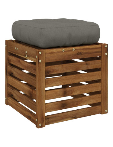 Cuscino per Sedia in Unico Pezzo VIANEN 100% Poliestere Grigio