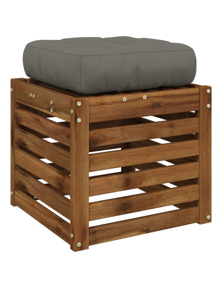Cuscino per Sedia in Unico Pezzo VIANEN 100% Poliestere Grigio