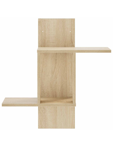 Scaffale da parete Rovere Sonoma 59 x 17 x 63 cm