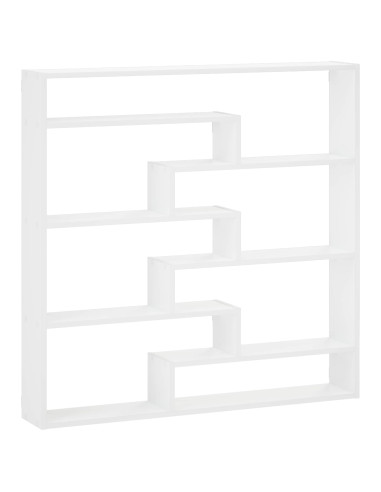 Scaffale da parete Bianco 103 x 17 x 102 cm