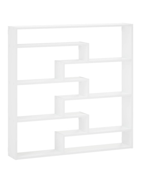 Scaffale da parete Bianco 103 x 17 x 102 cm