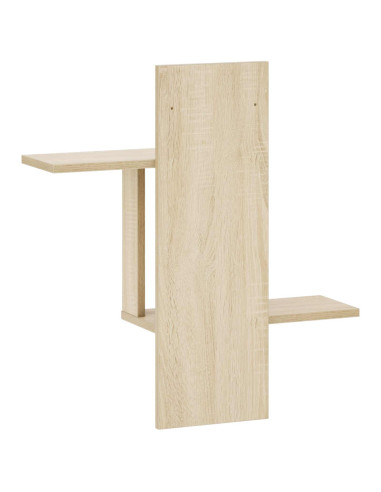 Scaffale da parete Rovere Sonoma 59 x 17 x 63 cm