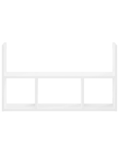 Scaffale da parete Bianco 78,5 x 17 x 45 cm