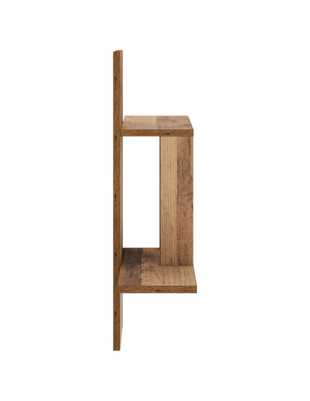 Scaffale da parete Legno antico 59 x 17 x 63 cm