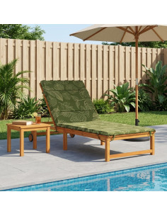 Cuscino per Lettino GEMERT 100% Poliestere Design a foglia
