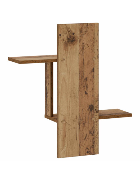 Scaffale da parete Legno antico 59 x 17 x 63 cm