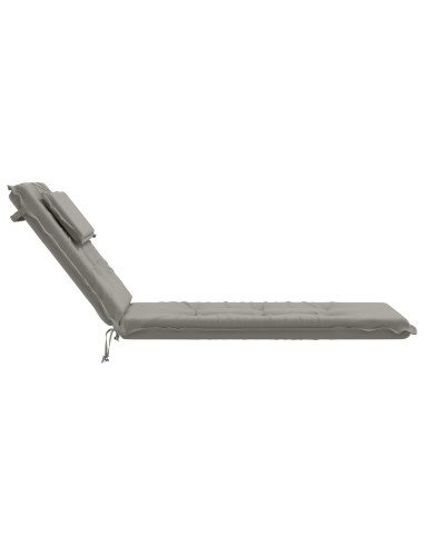 Cuscino per Lettino GEMERT 100% Poliestere Grigio