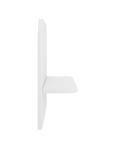 Scaffale da parete 2 pz Bianco 60 x 13.5 x 37.5 cm