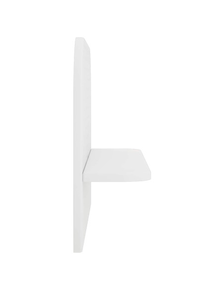 Scaffale da parete 2 pz Bianco 60 x 13.5 x 37.5 cm