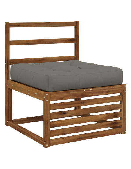 Cuscino per Sedia in Unico Pezzo VIANEN 100% Poliestere Grigio