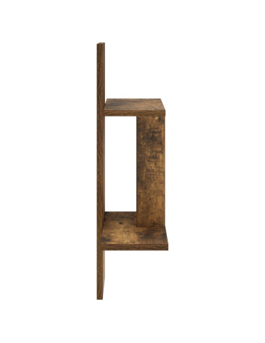 Scaffale da parete Rovere Fumo 59 x 17 x 63 cm