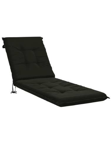 Cuscino per Lettino GEMERT 100% Poliestere Nero 190 x 60 x 9 cm