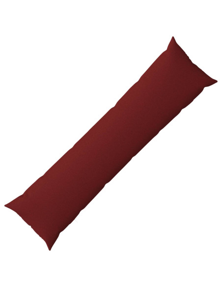 Cuscino con cuscino HEERLEN Rosso Vino 40 x 145 cm Tessuto