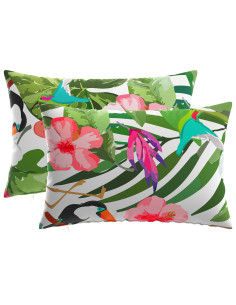 Cuscino con cuscino HEERLEN 2 pz Multicolore Poliestere 2