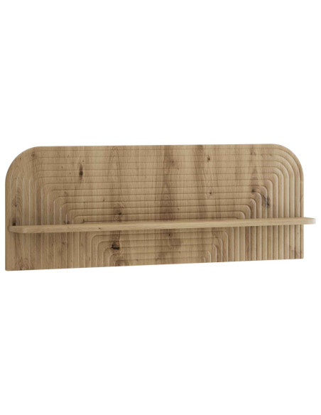 Scaffale da parete 2 pz Rovere Artigianale 102 x 13,5 x 37,5 cm