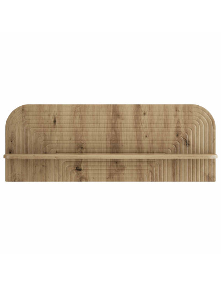 Scaffale da parete 2 pz Rovere Artigianale 102 x 13,5 x 37,5 cm