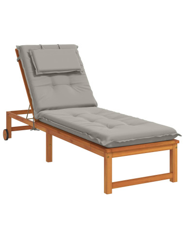 Cuscino per Lettino GEMERT 100% Poliestere Grigio