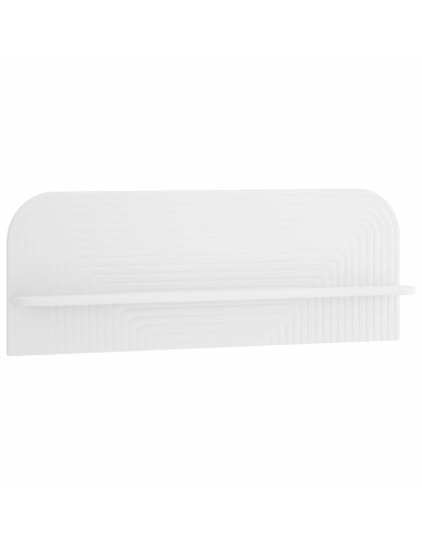 Scaffale da parete 2 pz Bianco 102 x 13.5 x 37.5 cm