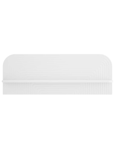 Scaffale da parete 2 pz Bianco 102 x 13.5 x 37.5 cm