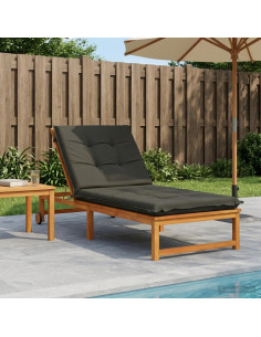 Cuscino per Lettino GEMERT 100% Poliestere Antracite