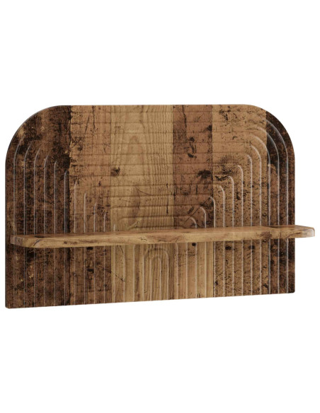 Scaffale da parete 2 pz Legno antico 60 x 13,5 x 37,5 cm