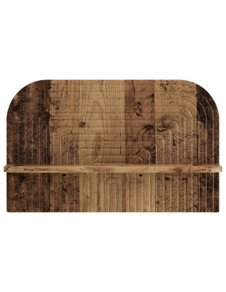 Scaffale da parete 2 pz Legno antico 60 x 13,5 x 37,5 cm