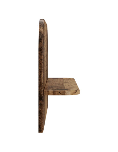 Scaffale da parete 2 pz Legno antico 60 x 13,5 x 37,5 cm