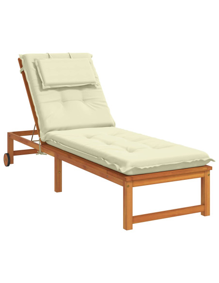 Cuscino per Lettino GEMERT 100% Poliestere Crema