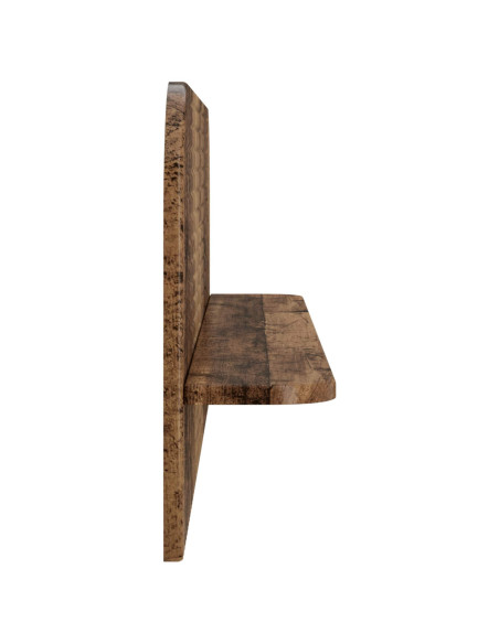 Scaffale da parete 2 pz Legno antico 102 x 13.5 x 37.5 cm