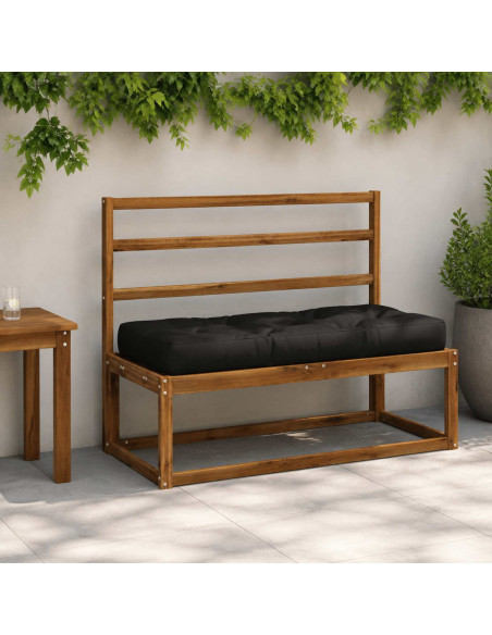Cuscino per Pallet VIANEN 100% Poliestere Nero 120 x 50 x 12 cm