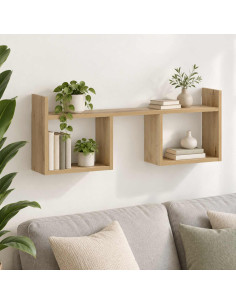 Scaffale da parete Rovere Artigianale 90 x 17 x 32 cm