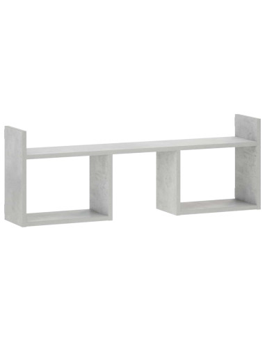 Scaffale da parete Grigio Cemento 90 x 17 x 32 cm