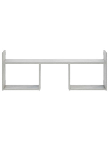 Scaffale da parete Grigio Cemento 90 x 17 x 32 cm