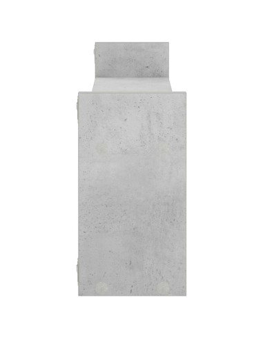 Scaffale da parete Grigio Cemento 90 x 17 x 32 cm