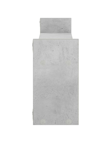 Scaffale da parete Grigio Cemento 90 x 17 x 32 cm