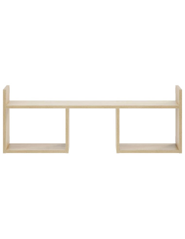 Scaffale da parete Rovere Sonoma 90 x 17 x 32 cm