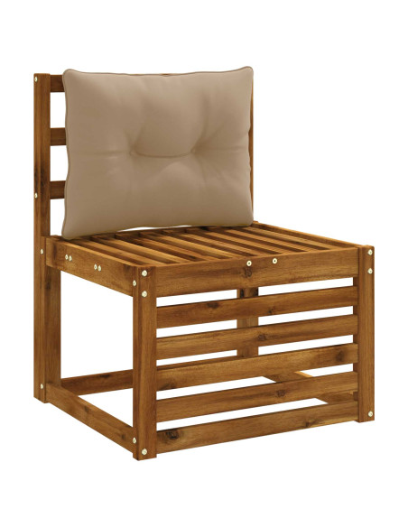 Cuscino per schienale PUTTEN 100% Poliestere Tortora