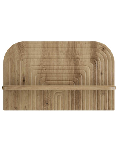 Scaffale da parete 2 pz Rovere Artigianale 60 x 13.5 x 37.5 cm