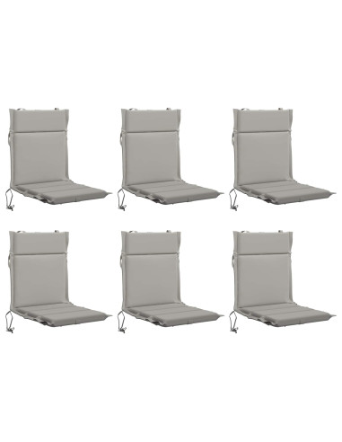 Cuscini per Sedia Alta in 6 Pezzi GEMERT 6 pcs 100% Poliestere