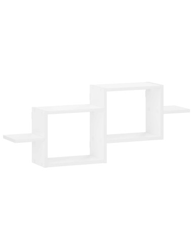 Scaffale da parete Bianco 95 x 17 x 37 cm Legno ingegnerizzato
