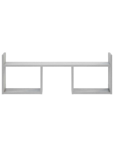 Scaffale da parete Sonoma grigio 90 x 17 x 32 cm