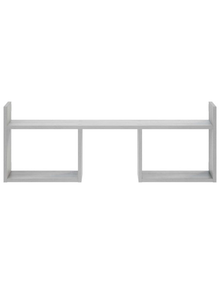 Scaffale da parete Sonoma grigio 90 x 17 x 32 cm