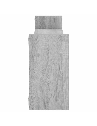 Scaffale da parete Sonoma grigio 90 x 17 x 32 cm
