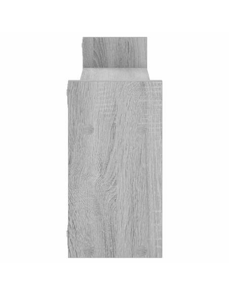 Scaffale da parete Sonoma grigio 90 x 17 x 32 cm