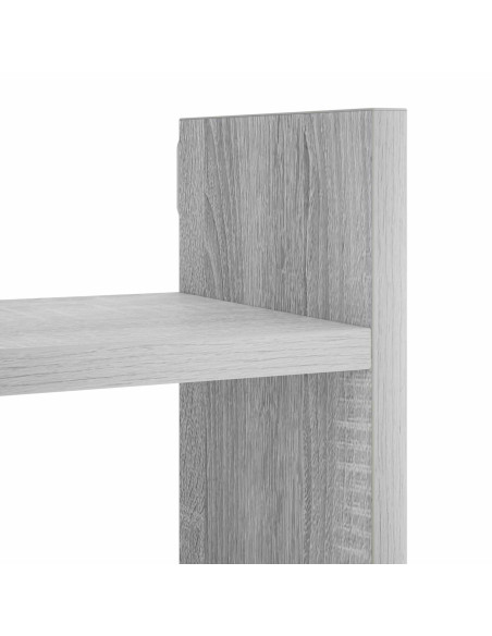Scaffale da parete Sonoma grigio 90 x 17 x 32 cm