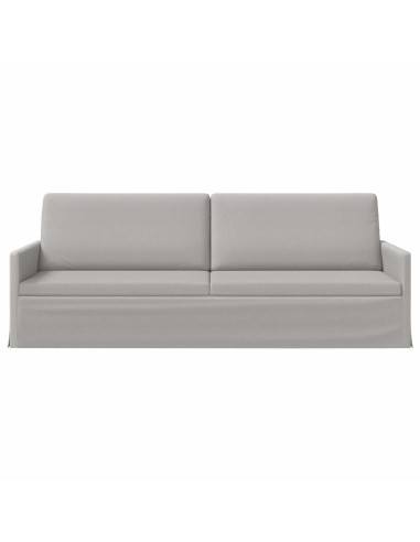 Divano a 3 posti Grigio Nuvola 220 x 81 x 82 cm Tessuto