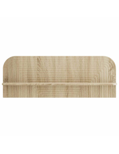 Scaffale da parete 2 pz Rovere Sonoma 102 x 13,5 x 37,5 cm