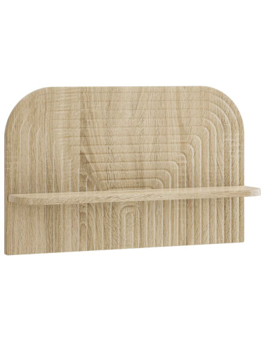 Scaffale da parete 2 pz Rovere Sonoma 60 x 13,5 x 37,5 cm