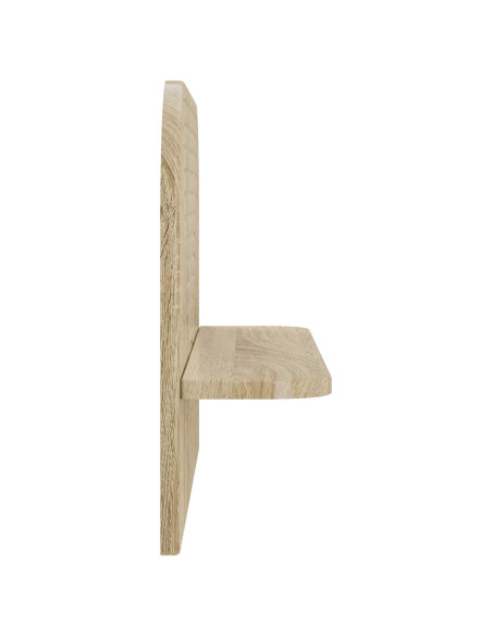Scaffale da parete 2 pz Rovere Sonoma 60 x 13,5 x 37,5 cm