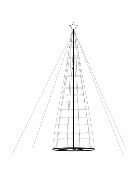 Albero di Natale a LED 1534 LED Bianco Freddo 500 cm